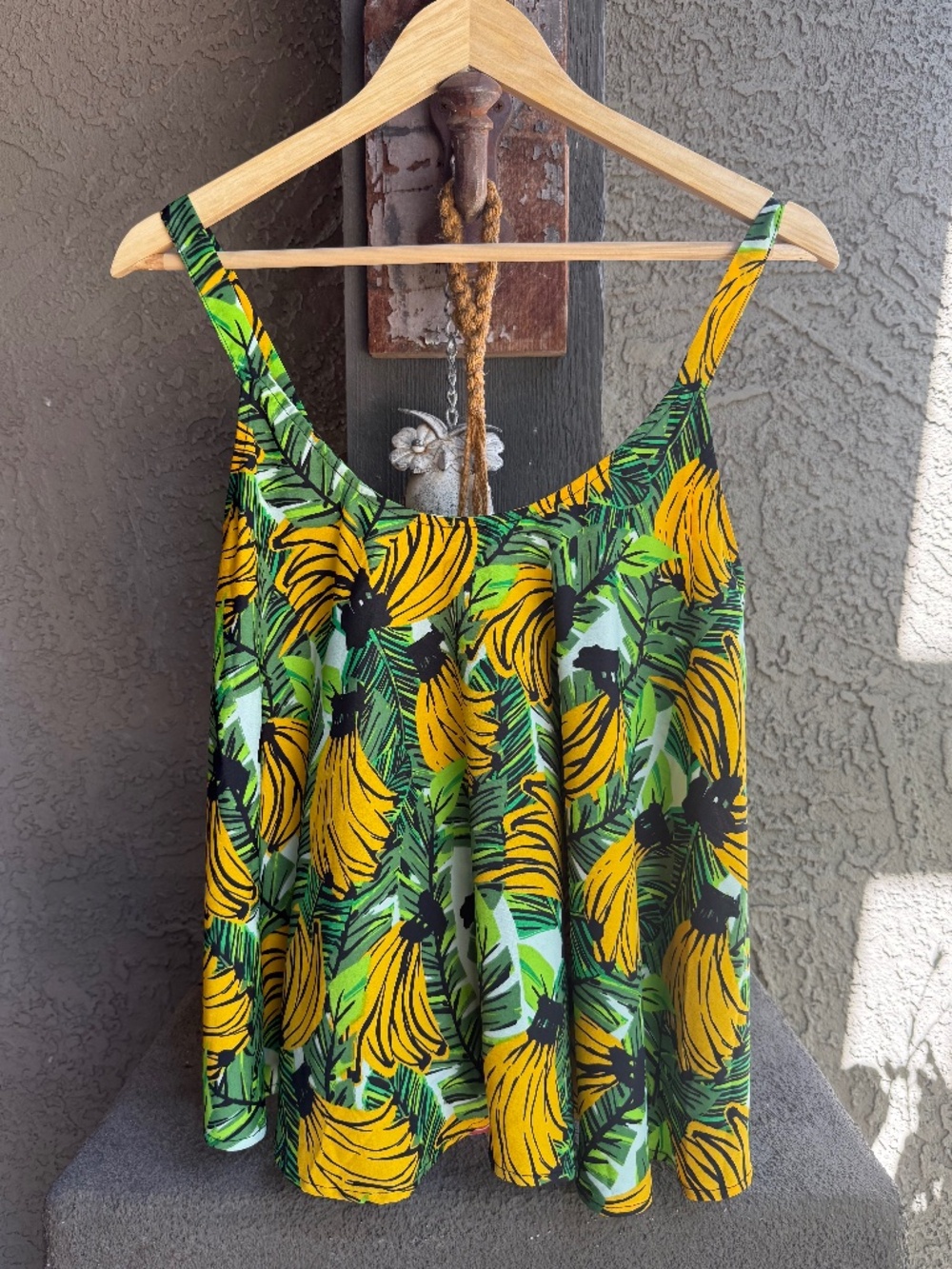Show Me Your Mumu Sarah Swing Tank Banana Palm Leaf Tropical Tank Small